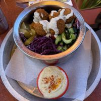 Falafel super bowl   at Cafe Clock in Fes