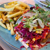Cauliflower tacos at The Sharksfin in Mevagissey