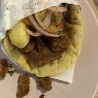 Souvlaki Meatless at The Greek Project in Lausanne