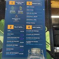 Menu  at Rellena'o - Kiosko #40 in Luquillo