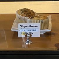 Vegan Lemon Cranberry  at Mammoth Coffee Roasting Co in Mammoth Lakes