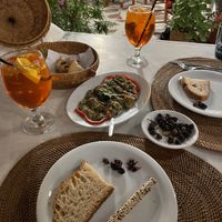Aubergine salad dip  at Pelagos in Crete