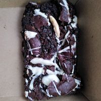 White chocolate and blueberry brownie (August 2023) at B&B Bakeshop in York