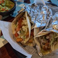 Vegan Thai chili tofu soft flour tacos at Condado Tacos in Ann Arbor