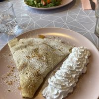 Sweet and savoury crepe  at Sykurverk Café in Akureyri