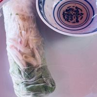 vegan spring roll  at Dim Sum in Frejus