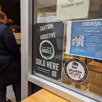 Black market bagels at Laneway Cafe in Armidale