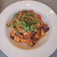 Vegan Cappelli at Los Olivos Wine Merchant Cafe in Los Olivos