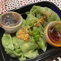 vegan dumplings  at Dumpling N' Dips in New York City
