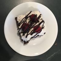 Vegan brownie at Love and Joy Vegan Sweets in Raymond