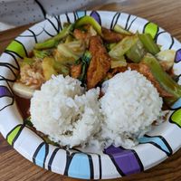 Stir frei with tofu at Coconut Thai & Chinese Cuisine in Kapaa