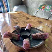 Fresh springrolls  at Madame Hà in Con Dao