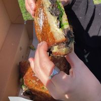 Mushroom toastie  at Matilda in Mont Albert North
