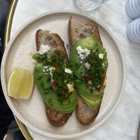 avocado toast (vegan&gf)  at Matilda in Mont Albert North