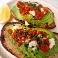 Avocado toast at Matilda in Mont Albert North