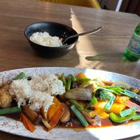 Main dish at Nok Nok in Tallinn