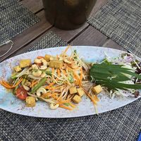 Green papaya salad at Nok Nok in Tallinn