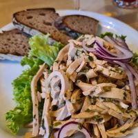 Wurstsalat - man schmeckt keinen Unterschied at Weinstube Eulenspiegel in Speyer