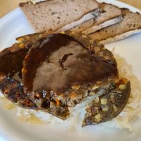 Saumagen - war jetzt nicht so meins... at Weinstube Eulenspiegel in Speyer