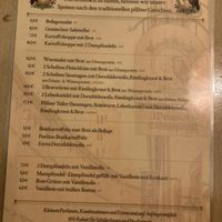 Speisekarte   at Weinstube Eulenspiegel in Speyer