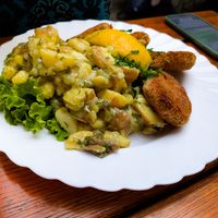 Schnitzel at Weinstube Eulenspiegel at Weinstube Eulenspiegel in Speyer