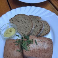 Leberkäse & Bratkartoffeln  at Weinstube Eulenspiegel in Speyer