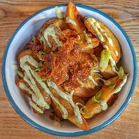 Loaded fries (8/10) at The Old Bookshop in Bristol