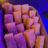 mandiocas super crocantes at Janaíno Vegan Bar in Curitiba