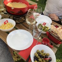 Vegan Fondue   at Fondue Villa & Garden in Unterseen