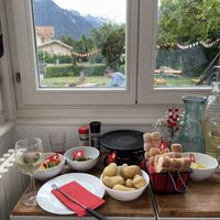 Gorg view, gorg good, nicest staff you’ll meet  at Fondue Villa & Garden in Unterseen