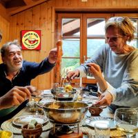 Dip it, Dunk it, Savour it, Swirl it!  at Fondue Villa & Garden in Unterseen