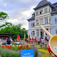 Fondue garden at Fondue Villa & Garden in Unterseen