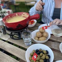 Fondue Villa & Garden - Vegan Fondue  at Fondue Villa & Garden in Unterseen