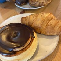 Croissants, cinnamon roll, and Danish  at Brauðgerðarhús Akureyrar in Akureyri