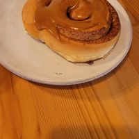 Caramel snudur with cinnamon at Brauðgerðarhús Akureyrar in Akureyri