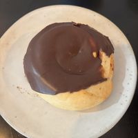 Chocolate cinnamon roll  at Brauðgerðarhús Akureyrar in Akureyri