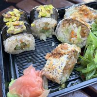 Spicy maki by request, crunchy vegan maki  at Nori Sushi in Koper