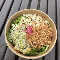 Vegan poke bowl  at Nori Sushi in Koper