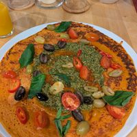 The savoury option at Pirmas Blynas in Vilnius