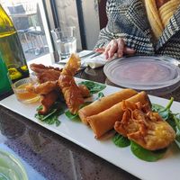 Mixed entree at Ren Dao Asian Vegetarian in Elsternwick