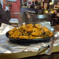 Hot plate Tofu $24.50: amazing flavourful savoury sauce, my death row meal at Ren Dao Asian Vegetarian in Elsternwick