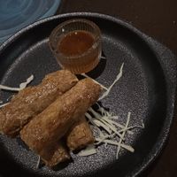 Loh bak rolls delicious   at Ren Dao Asian Vegetarian in Elsternwick