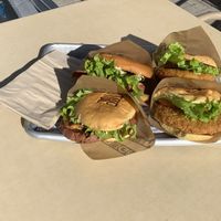 „Beef“ burgers came with „bacon“  at TGB - The Good Burger in Valencia