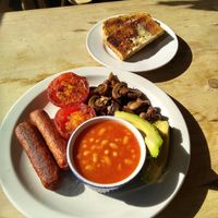 Vegan breakfast August 2022 at Tea and Times in Whitstable
