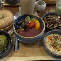 The mushrooms were really good!  at Pantry Brunch & Coffee in Budapest