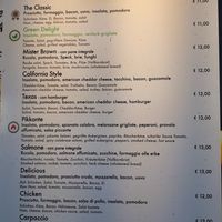 Menu at Big Ben Pub in Lido Di Jesolo