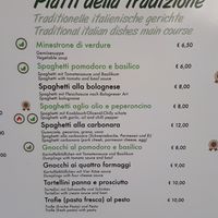 Menu at Big Ben Pub in Lido Di Jesolo