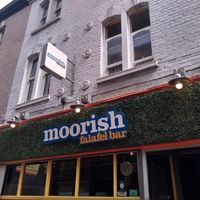 The outside at Moorish Falafel Bar in Norwich