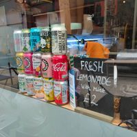 Drinks at Moorish Falafel Bar in Norwich