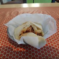 Falafel pita at TiK TaK Hummus Bar in Budapest